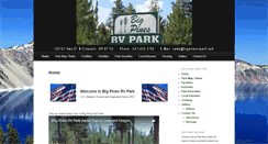 Desktop Screenshot of bigpinesrvpark.com